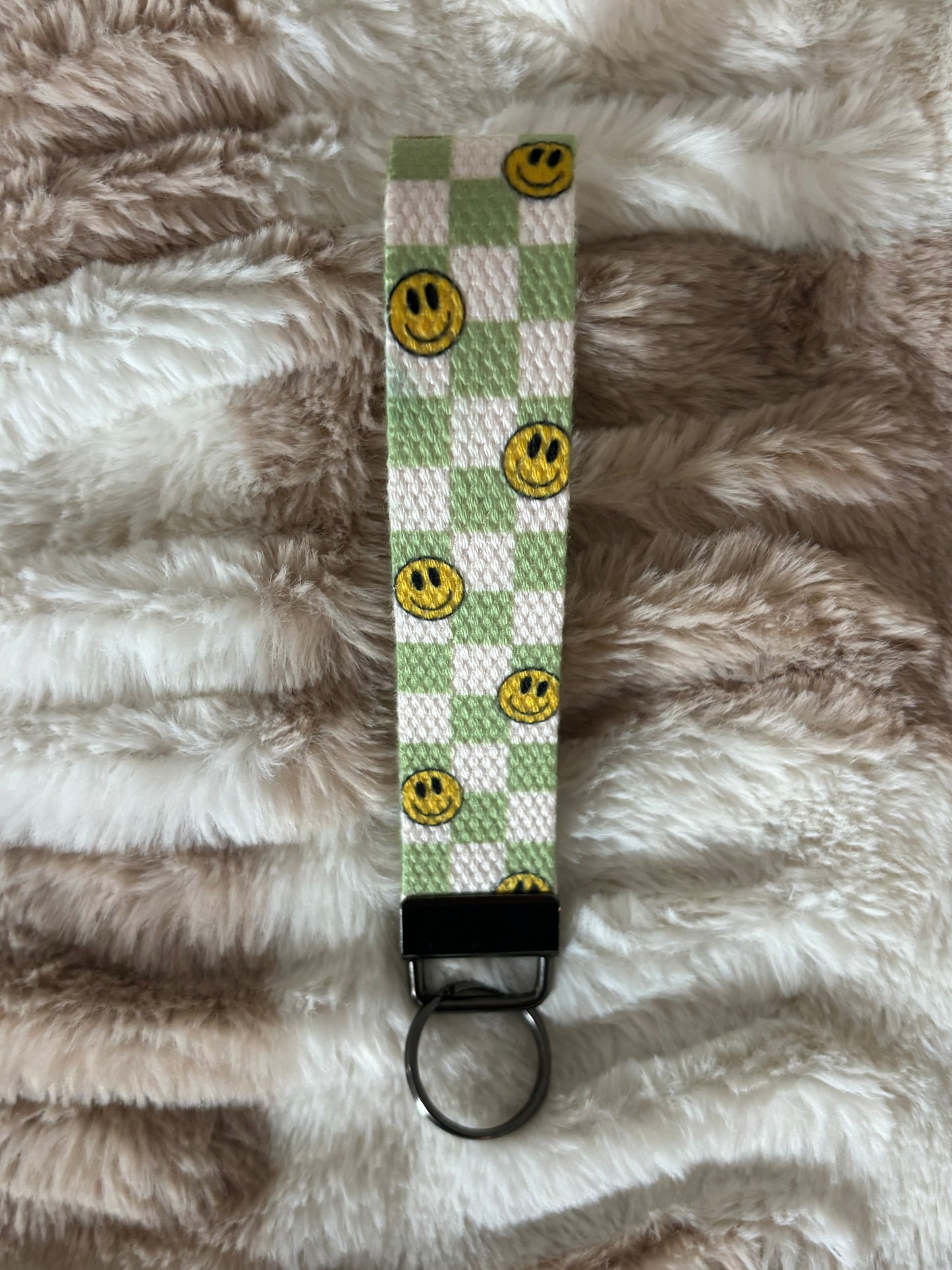 Smiley Face Wristlet