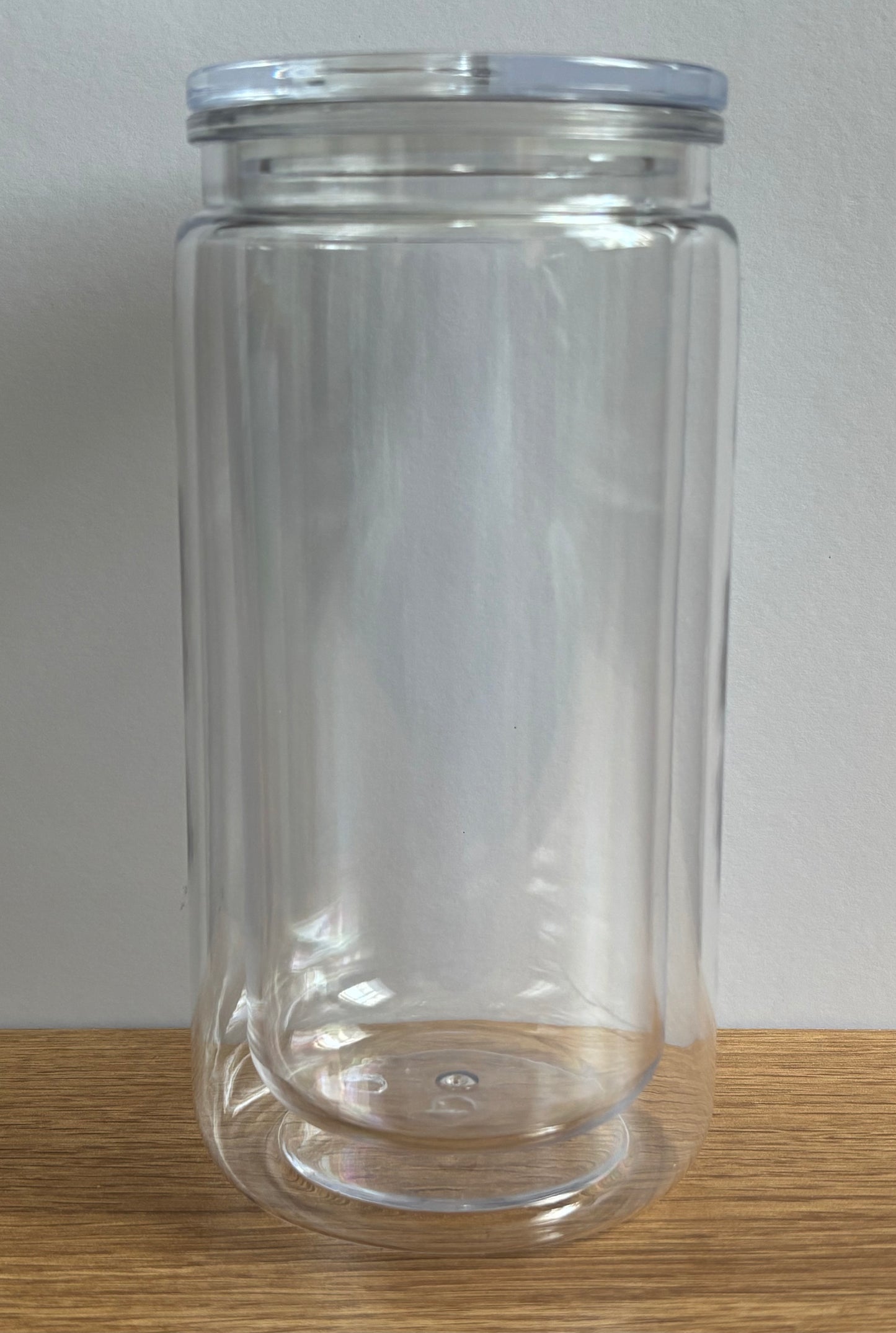 16 oz Acrylic Snow Globe Cup