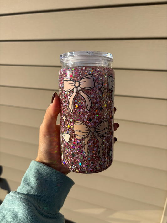 16 oz Snow Globe Cup