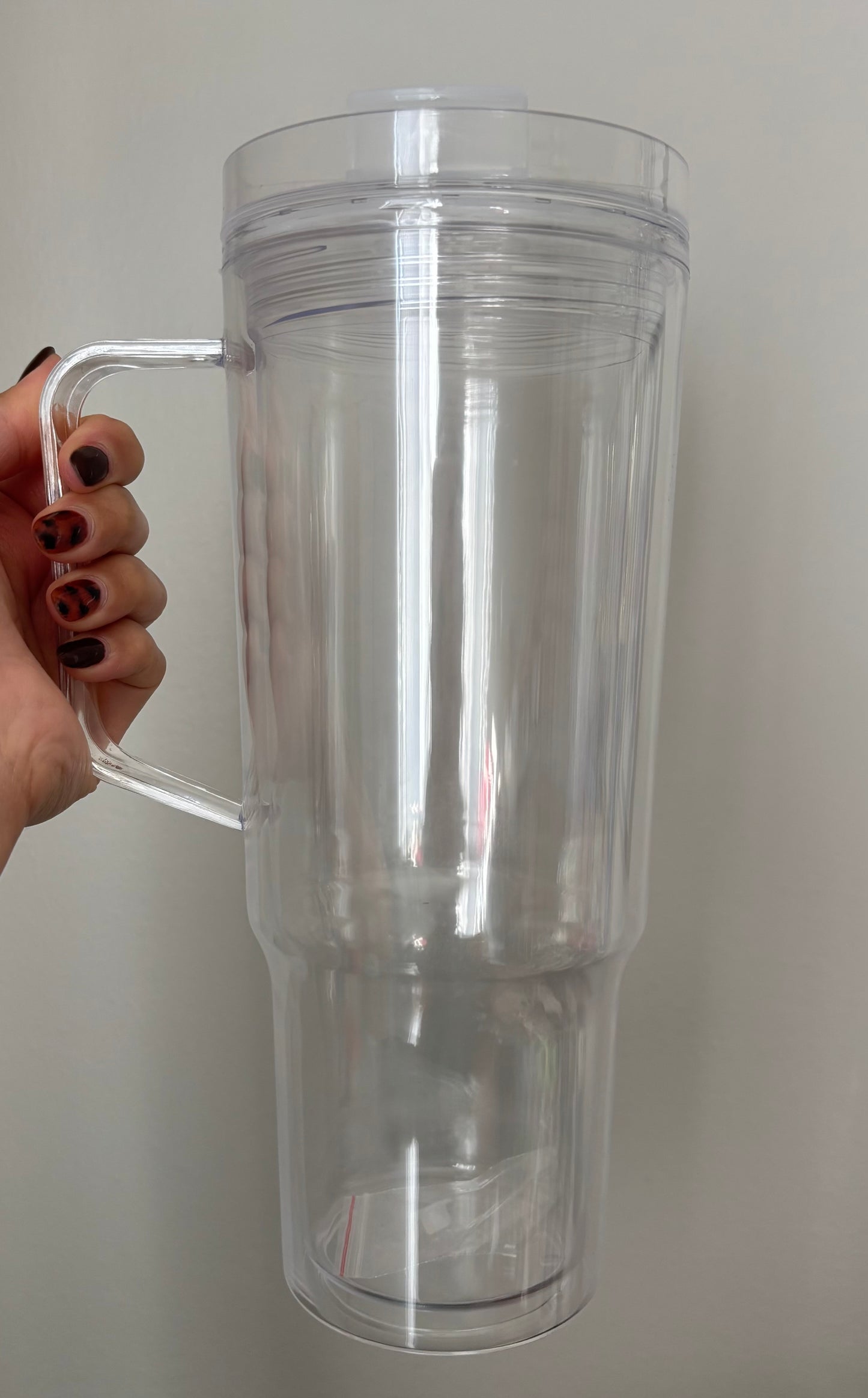 40 oz Plastic Snow Globe Cup