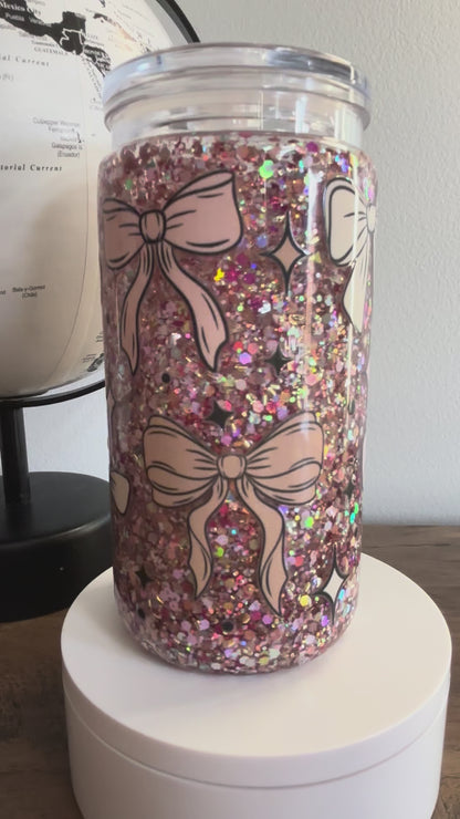 16 oz Snow Globe Cup